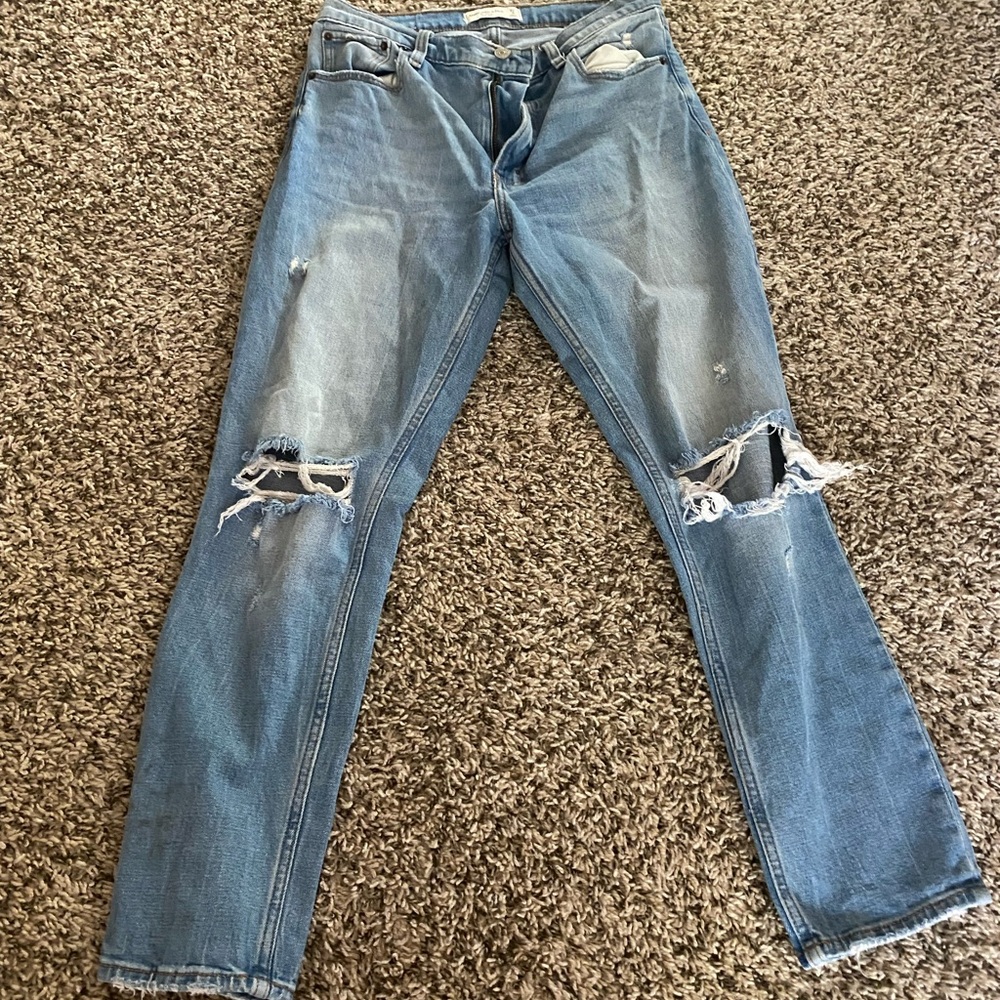 The Skinny High Rise Abercrombie Jeans